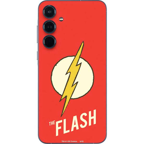 DC Comics The Flash Classic Emblem Galaxy A55 5G Skin